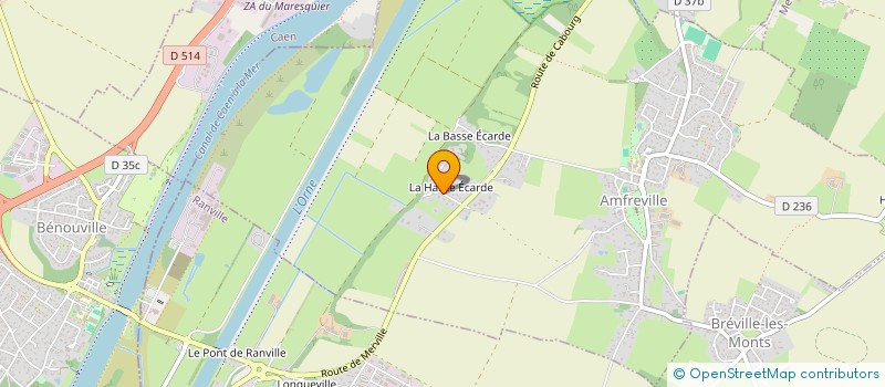 localisation de l'entreprise MONSIEUR MATHIEU DELBARRE  AMFREVILLE