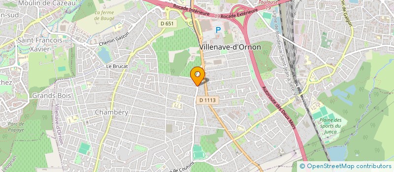 localisation de l'entreprise MONSIEUR MATHIEU DELETRAIN  VILLENAVE-D'ORNON