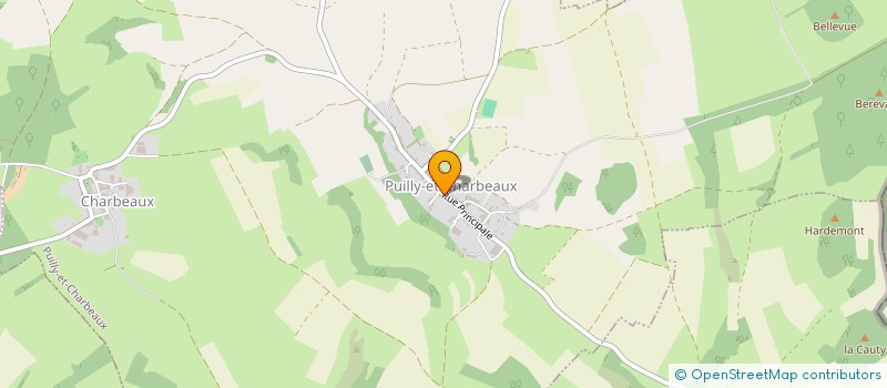 localisation de l'entreprise MONSIEUR MATHIEU DELGOFFE  PUILLY-ET-CHARBEAUX