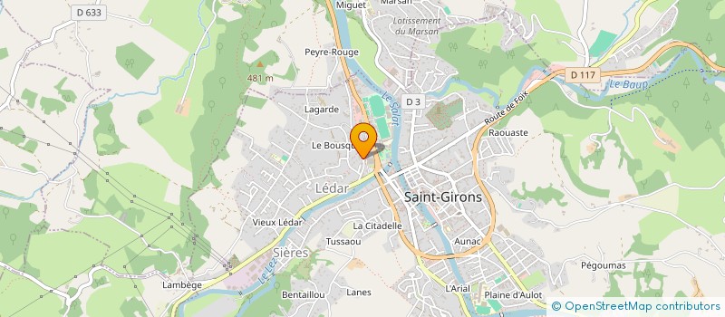 localisation de l'entreprise MONSIEUR MATHIEU DELILLE - BALANSA à SAINT-GIRONS