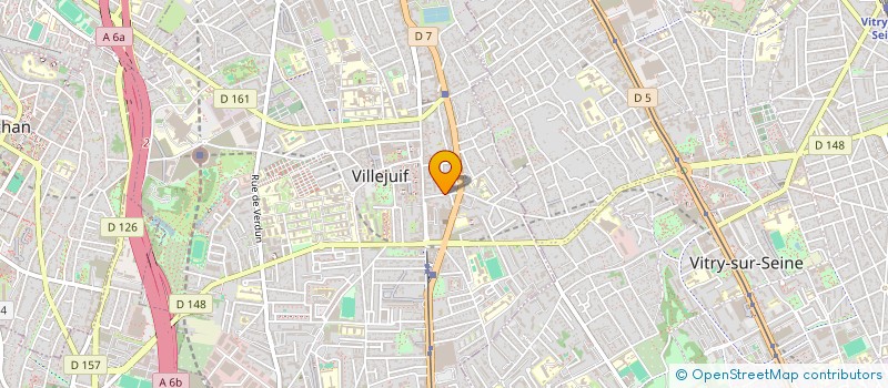 localisation de l'entreprise MONSIEUR MATHIEU DELION  VILLEJUIF