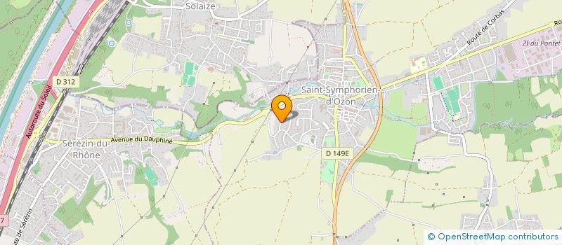 localisation de l'entreprise MONSIEUR MATHIEU DELLOYE  SAINT-SYMPHORIEN-D'OZON