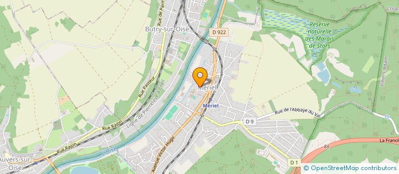 localisation de l'entreprise MONSIEUR MATHIEU DELON  MERIEL