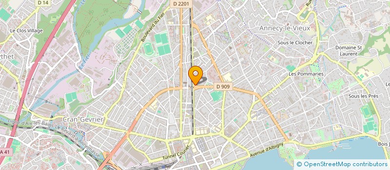 localisation de l'entreprise MONSIEUR MATHIEU DELOOSE à ANNECY