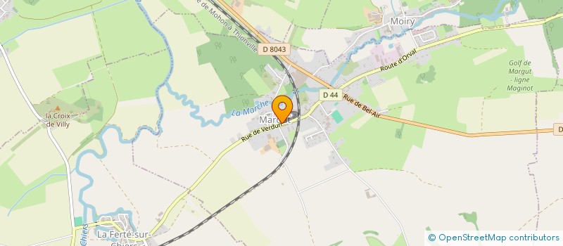 localisation de l'entreprise MONSIEUR MATHIEU DEMASSIEUX  MARGUT