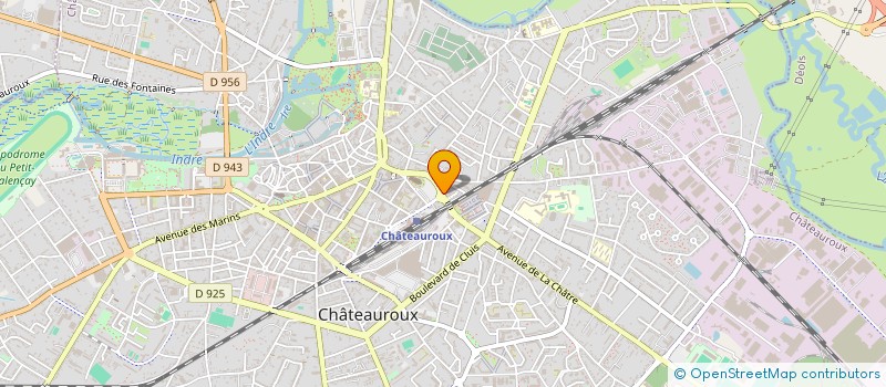 localisation de l'entreprise MONSIEUR MATHIEU DEMILLY à CHATEAUROUX