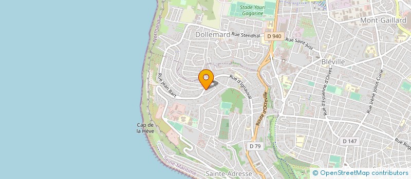 localisation de l'entreprise MONSIEUR MATHIEU DEPORTES à SAINTE-ADRESSE