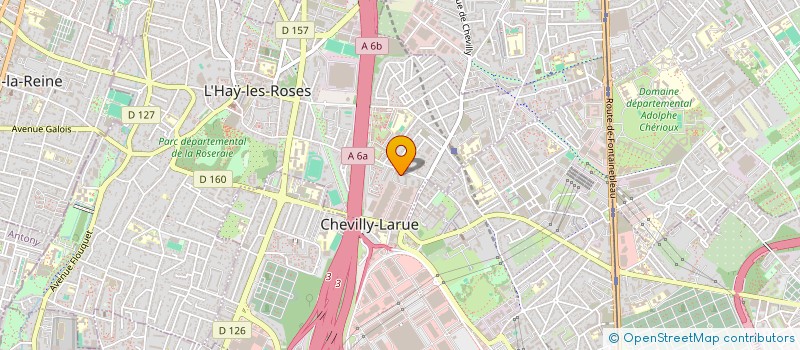 localisation de l'entreprise MONSIEUR MATHIEU DEPRIESTER  L'HAY-LES-ROSES