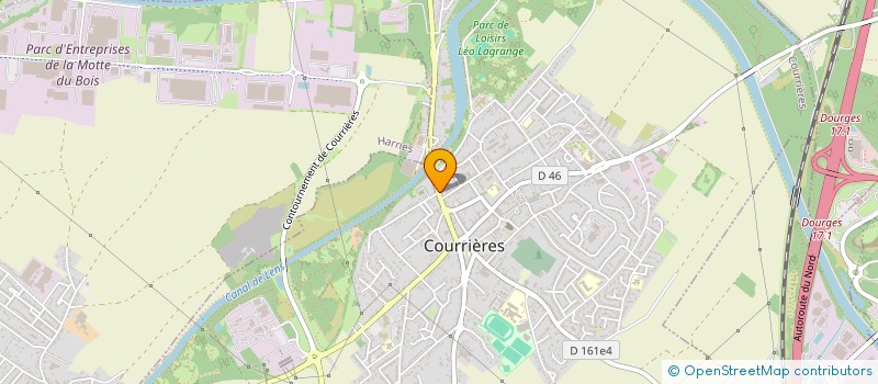 localisation de l'entreprise MONSIEUR MATHIEU DERACHE  COURRIERES