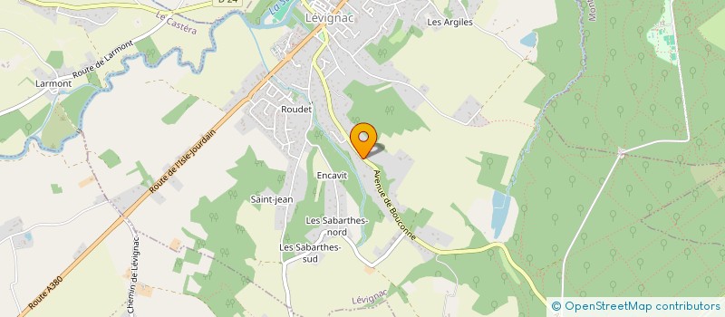 localisation de l'entreprise MONSIEUR MATHIEU DERCQ  LEVIGNAC