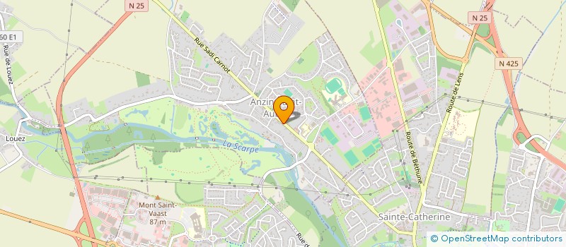 localisation de l'entreprise MONSIEUR MATHIEU DERICQUEBOURG  ANZIN-SAINT-AUBIN