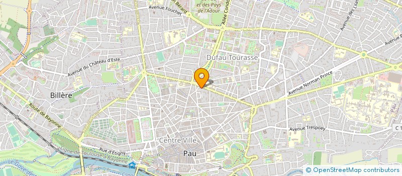 localisation de l'entreprise MONSIEUR MATHIEU DEROOST à PAU