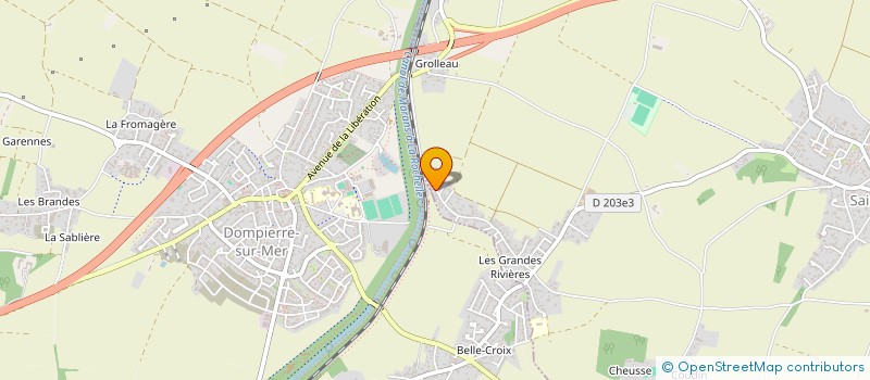 localisation de l'entreprise MONSIEUR MATHIEU DEROUELLE  SAINTE-SOULLE