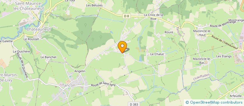 localisation de l'entreprise MONSIEUR MATHIEU DESBOIS  SAINT-MAURICE-LES-CHATEAUNEUF