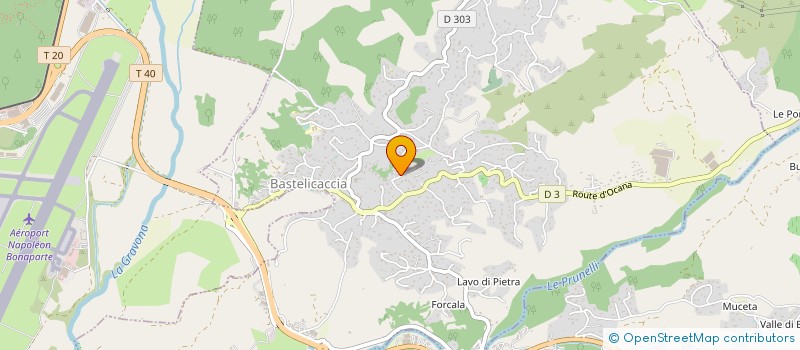 localisation de l'entreprise MONSIEUR MATHIEU DESBRAUX à BASTELICACCIA