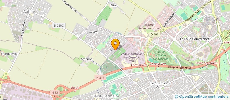 localisation de l'entreprise MONSIEUR MATHIEU DESCHAMPS  CAEN