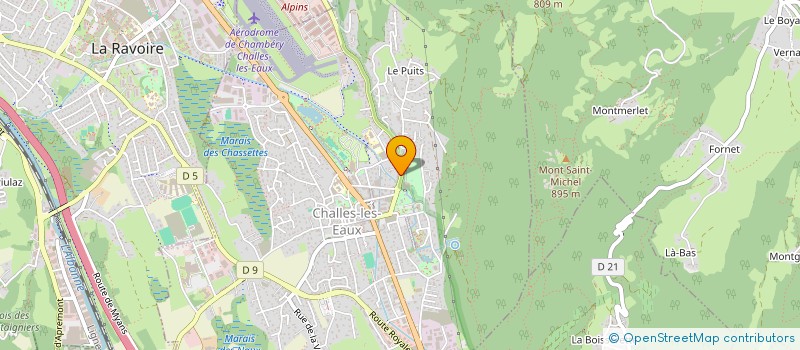 localisation de l'entreprise MONSIEUR MATHIEU DESGRANGES  CHALLES-LES-EAUX