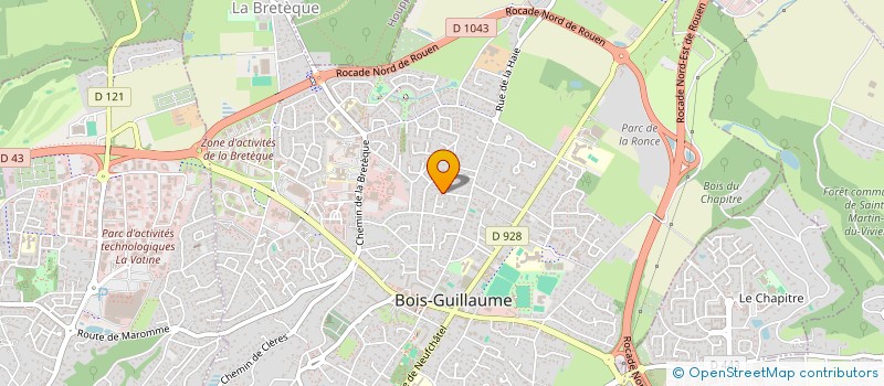 localisation de l'entreprise MONSIEUR MATHIEU DESJONQUERES à BOIS-GUILLAUME