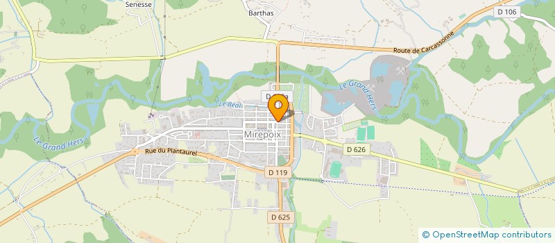 localisation de l'entreprise MONSIEUR MATHIEU DESMOTTES  AUTERIVE