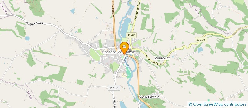 localisation de l'entreprise MONSIEUR MATHIEU DESQUE  CASTERA-VERDUZAN