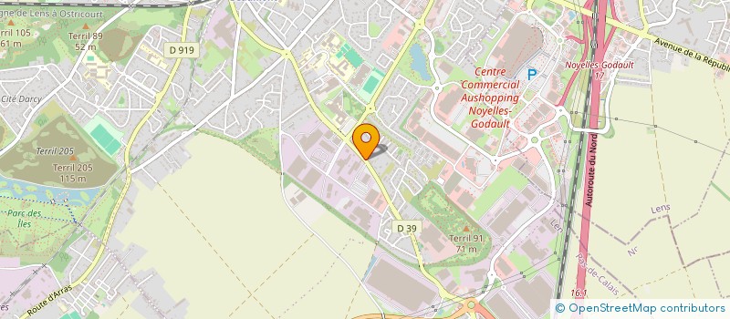 localisation de l'entreprise MONSIEUR MATHIEU DESSAINT  HENIN-BEAUMONT