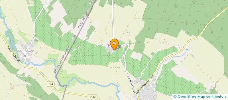 localisation de l'entreprise MONSIEUR MATHIEU DESTOUCHES à LE BREUIL