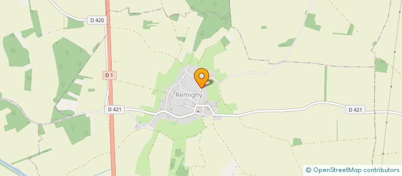 localisation de l'entreprise MONSIEUR MATHIEU DESTREZ à REMIGNY
