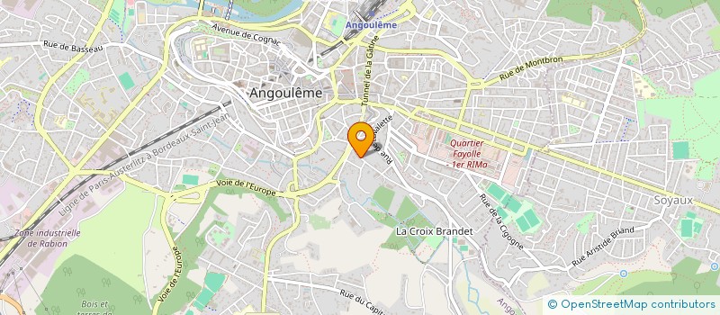 localisation de l'entreprise MONSIEUR MATHIEU DETHOOR à ANGOULEME