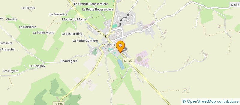 localisation de l'entreprise MONSIEUR MATHIEU DEVOIR à CETON