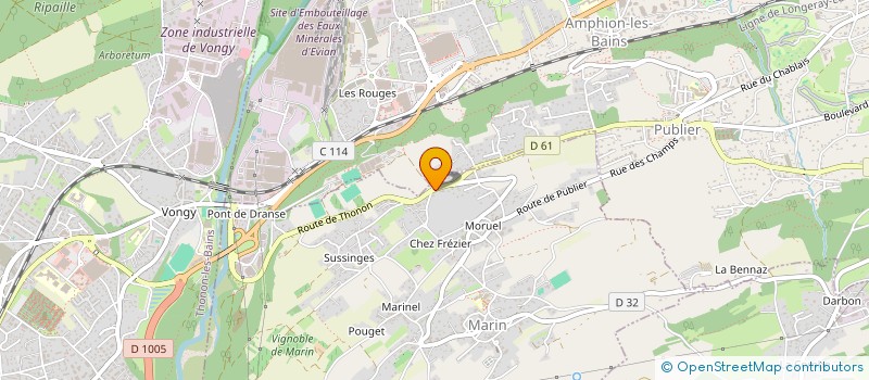 localisation de l'entreprise MONSIEUR MATHIEU DHAINAUT à MARIN