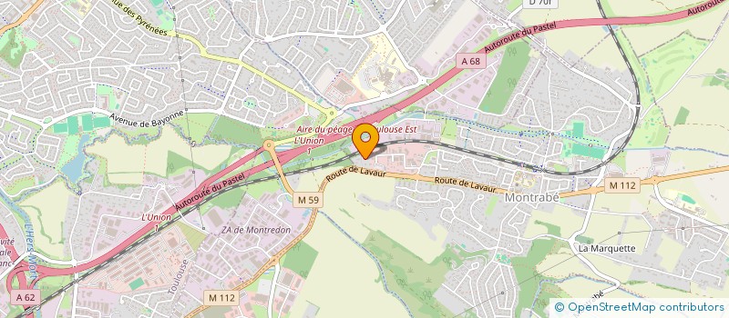 localisation de l'entreprise MONSIEUR MATHIEU DHEILLY  MONTRABE