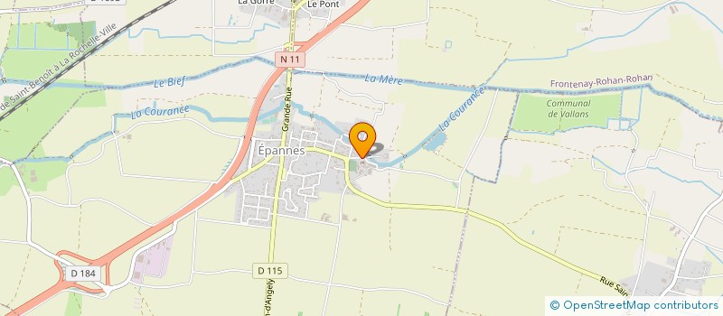 localisation de l'entreprise MONSIEUR MATHIEU DIONNET  EPANNES