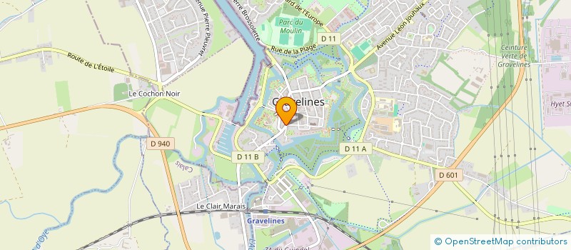 localisation de l'entreprise MONSIEUR MATHIEU DOCHY à GRAVELINES