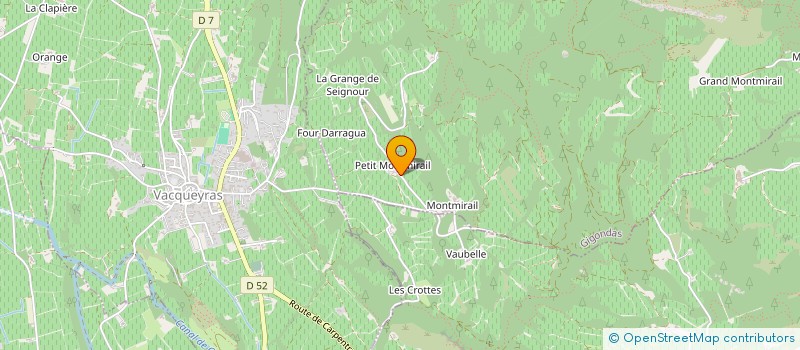 localisation de l'entreprise MONSIEUR MATHIEU DOLL  GIGONDAS