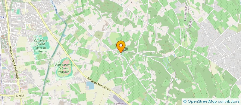 localisation de l'entreprise MONSIEUR MATHIEU DONNAT  CARPENTRAS