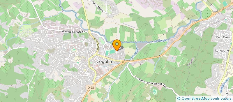 localisation de l'entreprise MONSIEUR MATHIEU DOS SANTOS à COGOLIN
