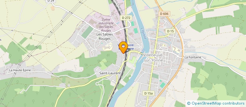 localisation de l'entreprise MONSIEUR MATHIEU DOS SANTOS  VILLENEUVE-SUR-YONNE