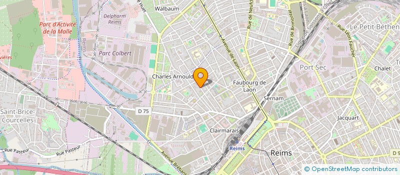 localisation de l'entreprise MONSIEUR MATHIEU DOUADI  REIMS