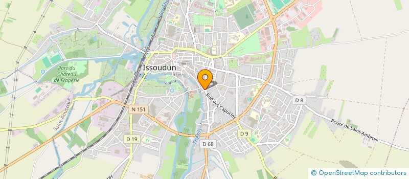 localisation de l'entreprise MONSIEUR MATHIEU DOURLENS à ISSOUDUN