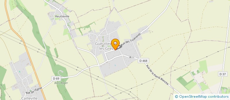 localisation de l'entreprise MONSIEUR MATHIEU DOUZENEL à GUEUTTEVILLE-LES-GRES