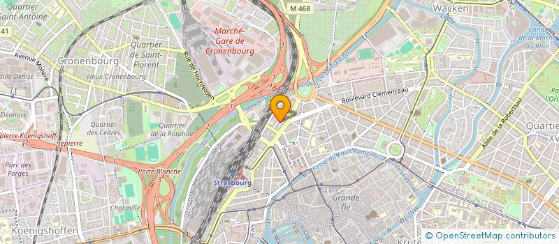 localisation de l'entreprise MONSIEUR MATHIEU DRANGUET à STRASBOURG