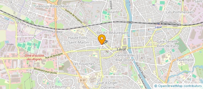 localisation de l'entreprise MONSIEUR MATHIEU DROYAUX à LAVAL