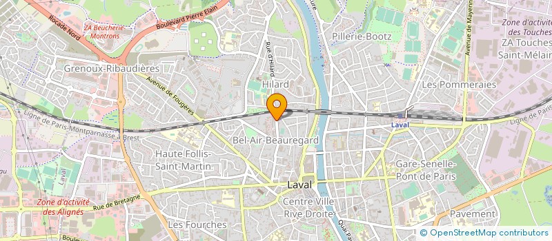localisation de l'entreprise MONSIEUR MATHIEU DRULE à LAVAL