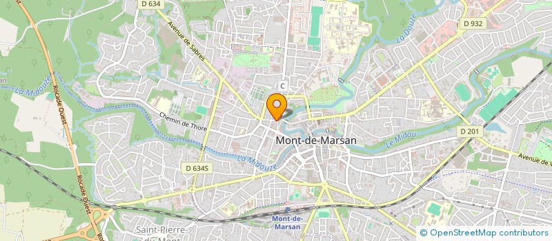 localisation de l'entreprise MONSIEUR MATHIEU DUBEDOUT  MONT-DE-MARSAN