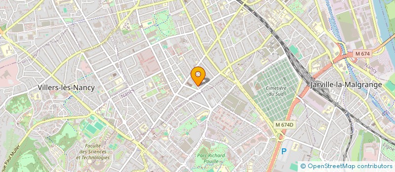 localisation de l'entreprise MONSIEUR MATHIEU DUBO  NANCY