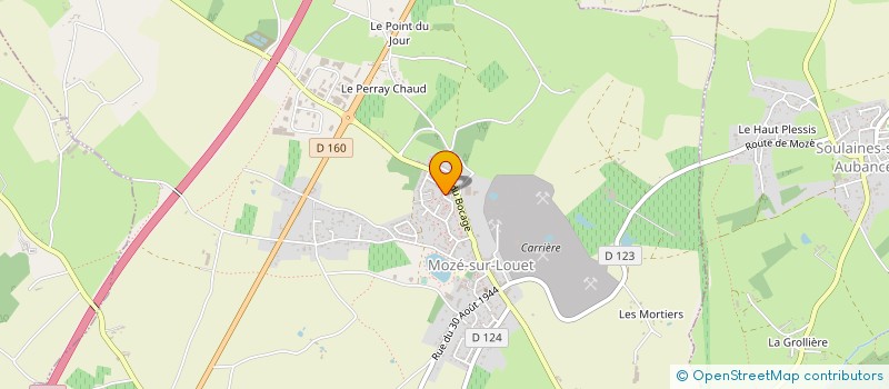 localisation de l'entreprise MONSIEUR MATHIEU DUBOC à MOZE-SUR-LOUET