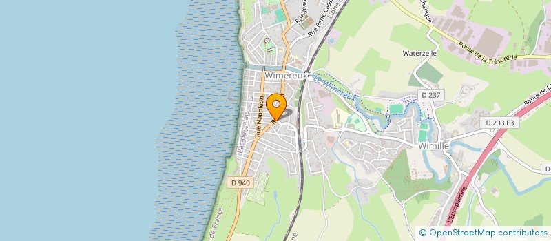 localisation de l'entreprise MONSIEUR MATHIEU DUBOIS  WIMEREUX