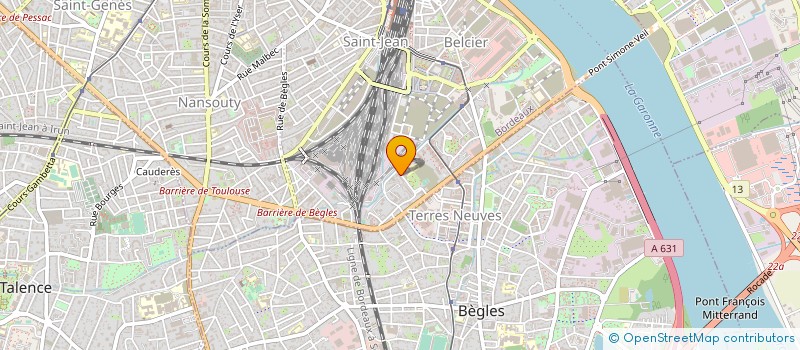 localisation de l'entreprise MONSIEUR MATHIEU DUBOIS  BORDEAUX