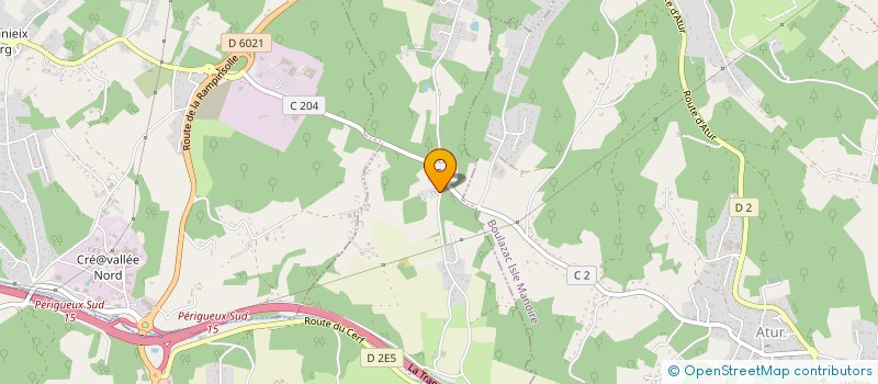 localisation de l'entreprise MONSIEUR MATHIEU DUBOIS  SANILHAC