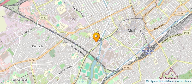 localisation de l'entreprise MONSIEUR MATHIEU DUBS  MULHOUSE